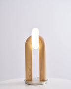 Arcadia Arched Wood LED Table Lamp - product view 46