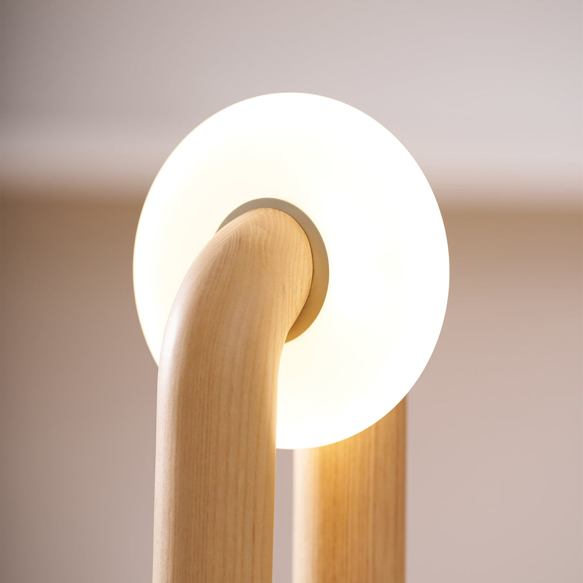 Arcadia Arched Wood LED Table Lamp - product view 48
