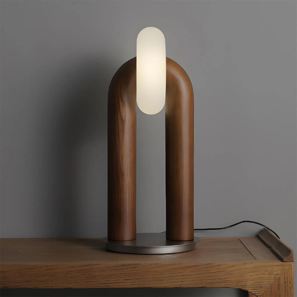 Arcadia Arched Wood LED Table Lamp - product view 53