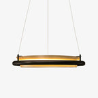 Archelo Wood and Fabric LED Pendant Light - product view 1