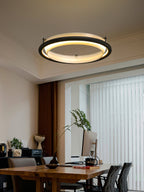 Archelo Wood and Fabric LED Pendant Light - product view 13