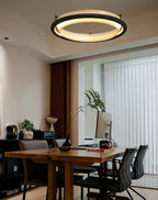 Archelo Wood and Fabric LED Pendant Light - product view 18