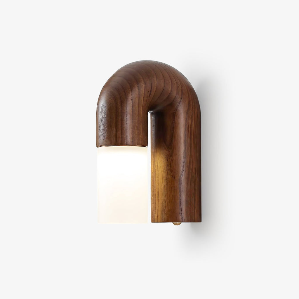 Arcus Curved Wood LED Wall Sconce - product view 1
