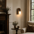 Arcus Curved Wood LED Wall Sconce - product view 2