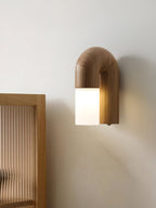 Arcus Curved Wood LED Wall Sconce - product view 5