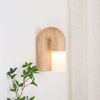 Arcus Curved Wood LED Wall Sconce - product view 7
