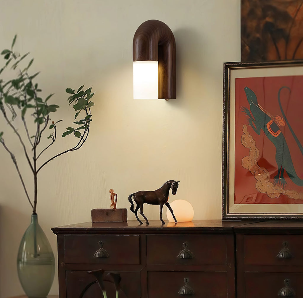 Arcus Curved Wood LED Wall Sconce - product view 14