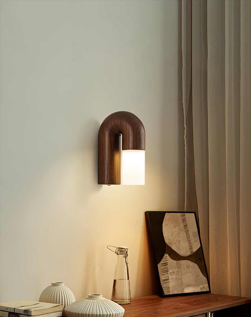 Arcus Curved Wood LED Wall Sconce - product view 18