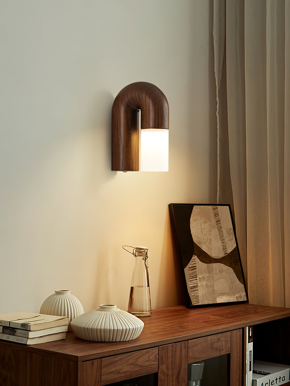 Arcus Curved Wood LED Wall Sconce - product view 21