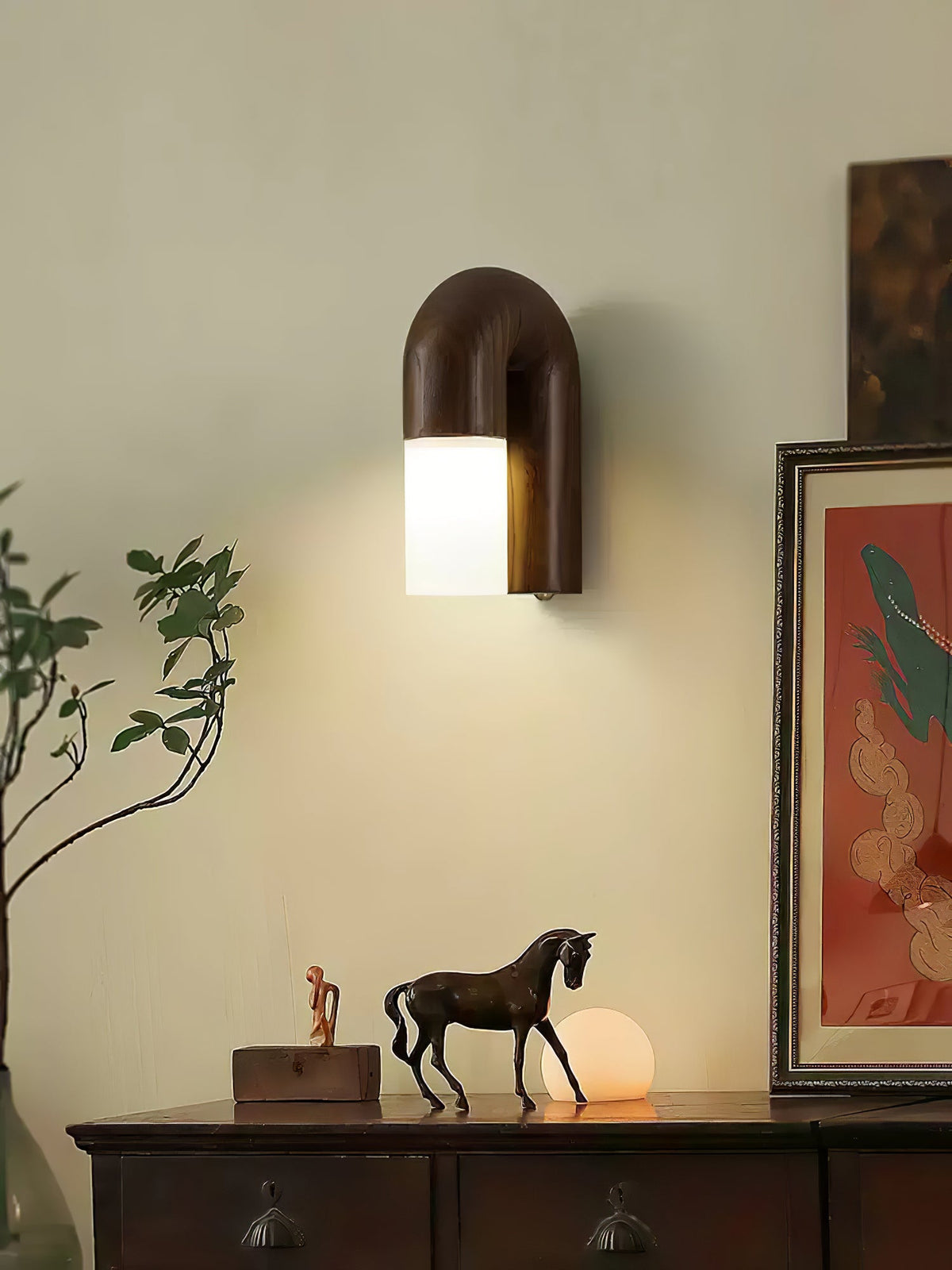 Arcus Curved Wood LED Wall Sconce - product view 22