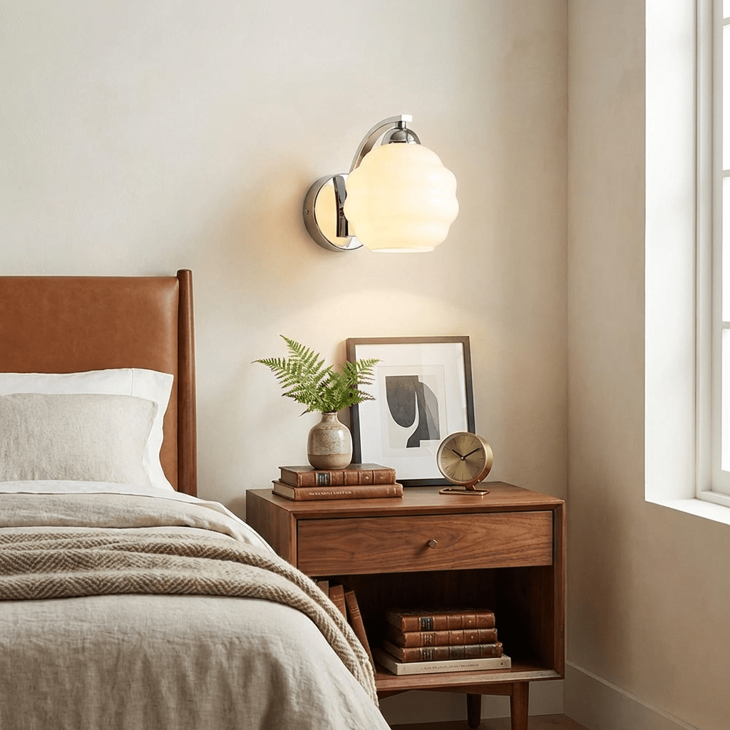 Art Deco Glass Wall Sconce – wall sconce view 7