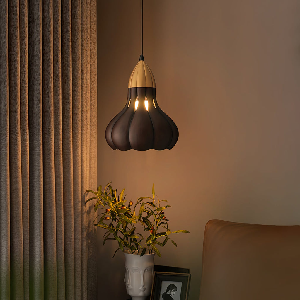 Aubree Wood Pendant Lamp — product and interior detail 8