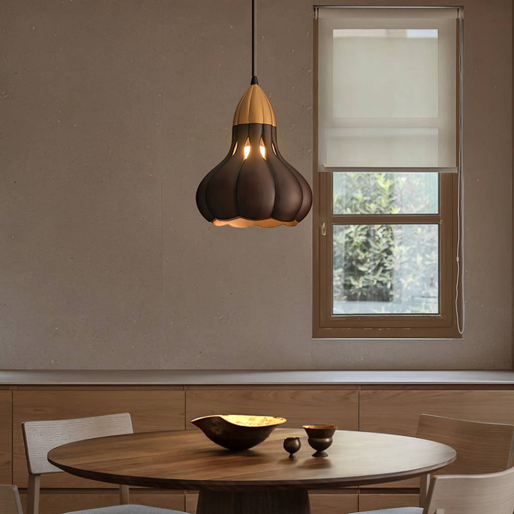 Aubree Wood Pendant Lamp — product and interior detail 10