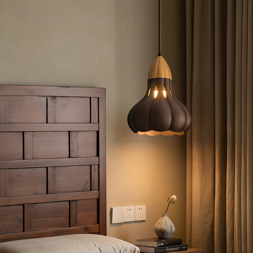 Aubree Wood Pendant Lamp — product and interior detail 11