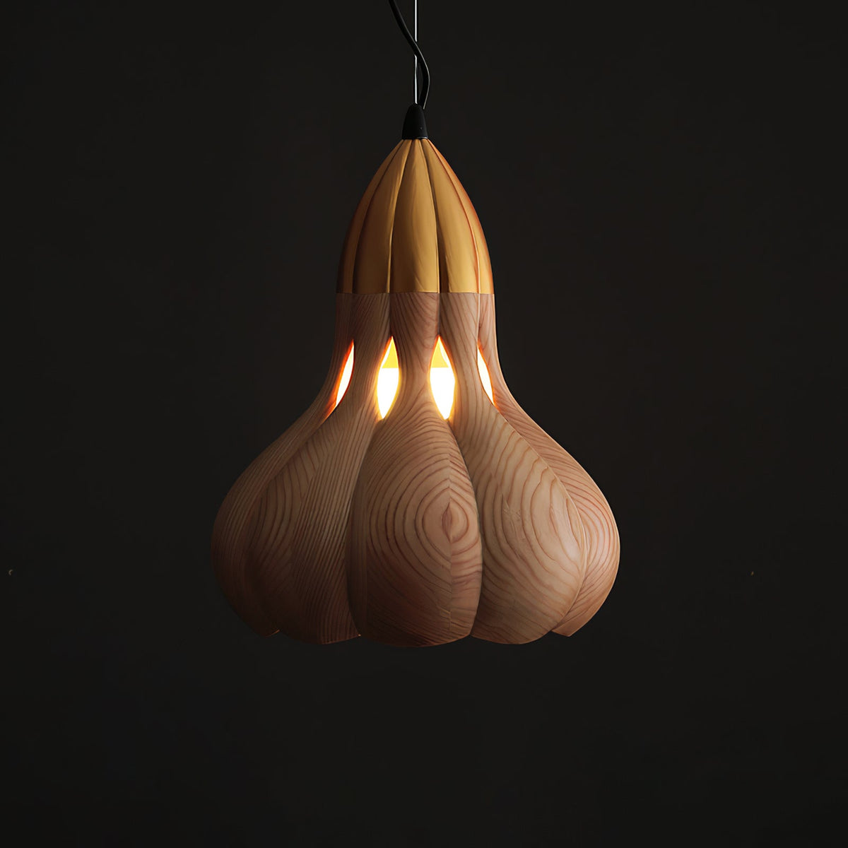 Aubree Wood Pendant Lamp — product and interior detail 14