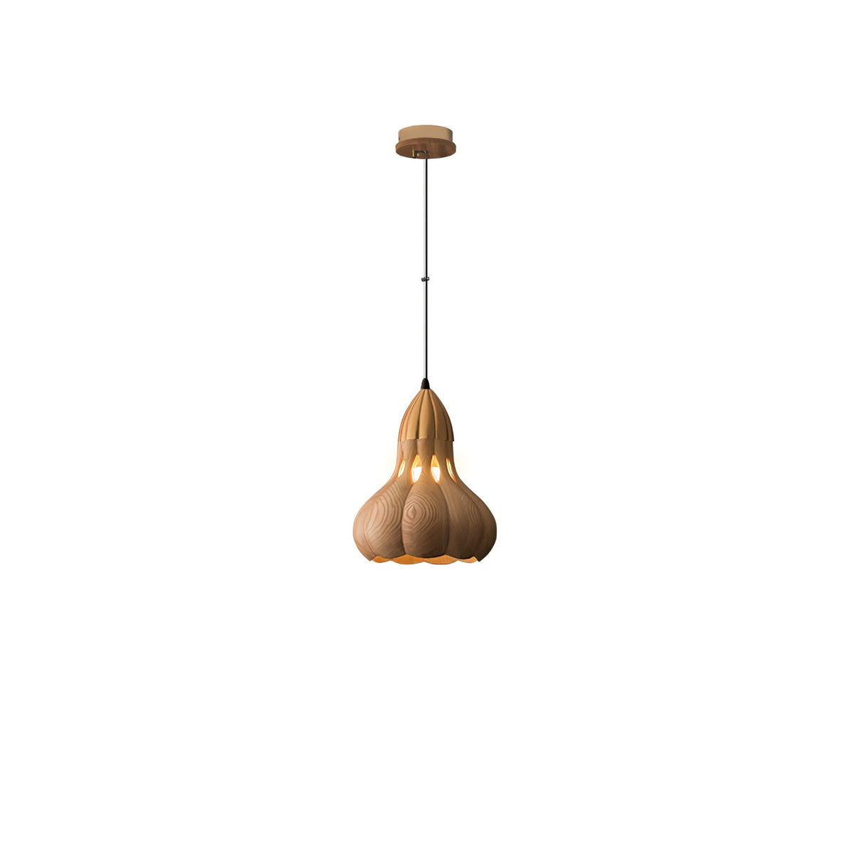 Aubree Wood Pendant Lamp — product and interior detail 18