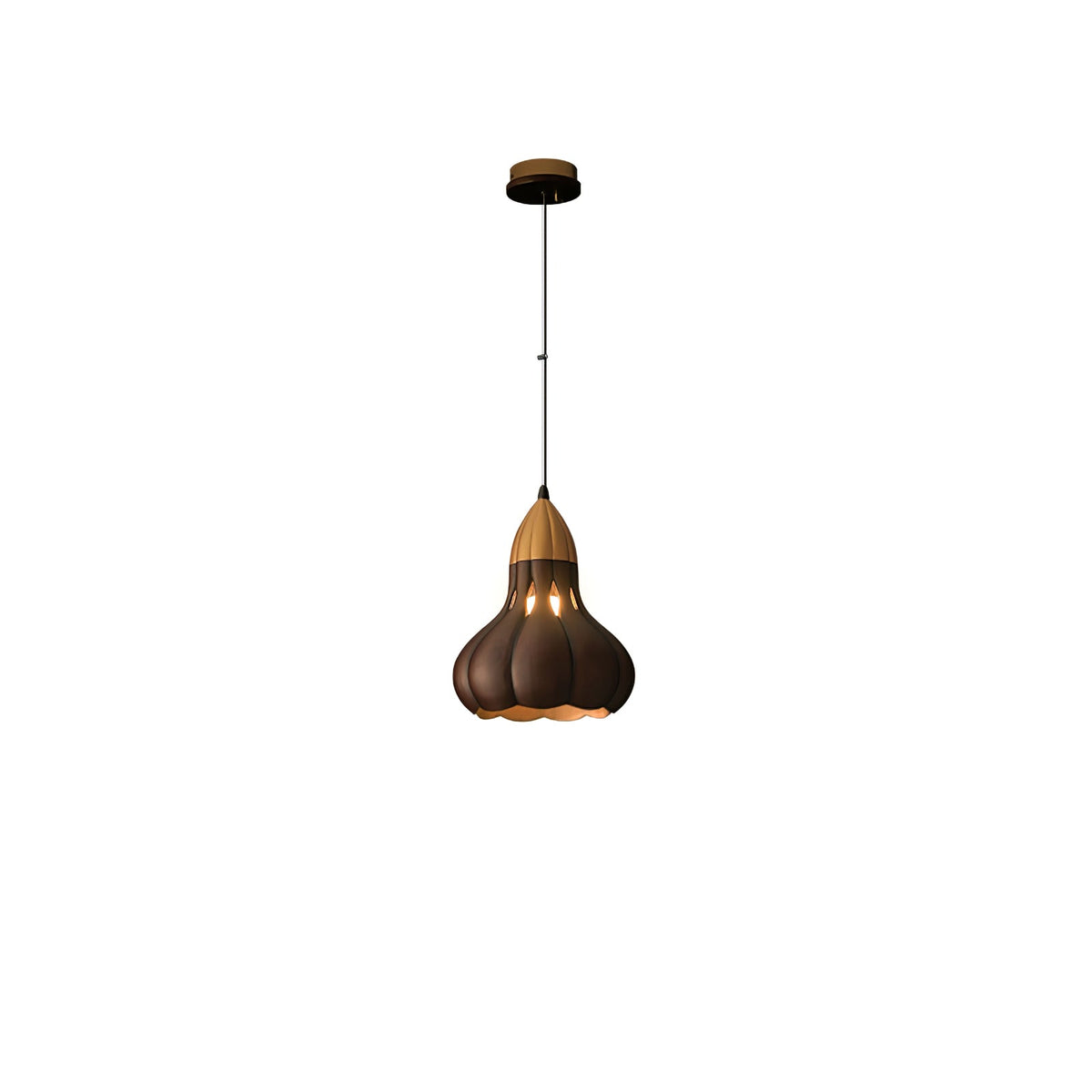 Aubree Wood Pendant Lamp — product and interior detail 21