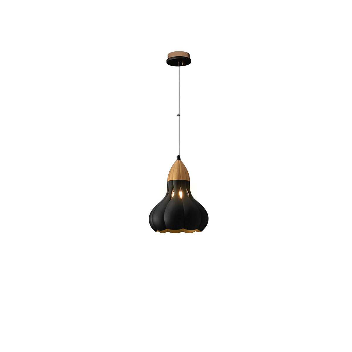 Aubree Wood Pendant Lamp — product and interior detail 23