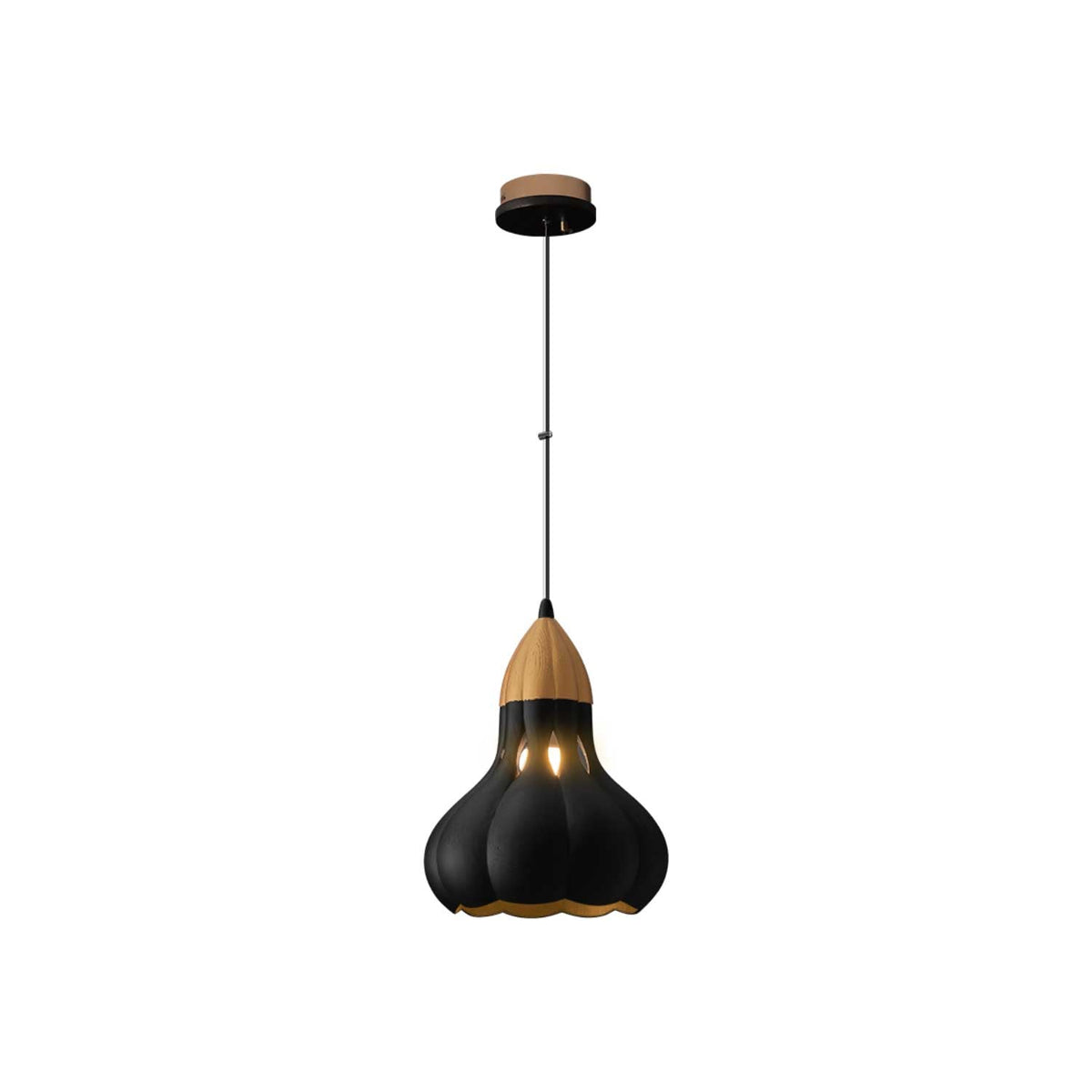 Aubree Wood Pendant Lamp — product and interior detail 26