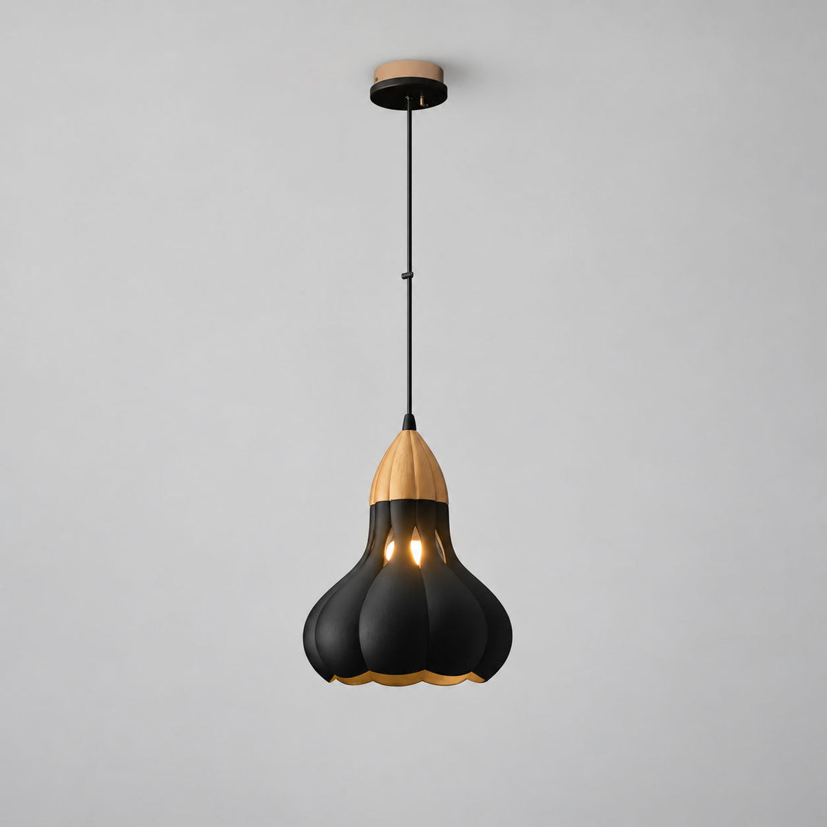 Aubree Wood Pendant Lamp — product and interior detail 31