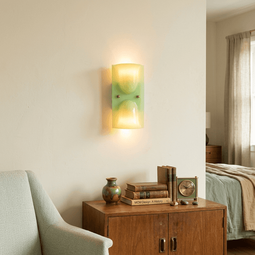 Aura Sculpted Resin Wall Sconce — design detail 2