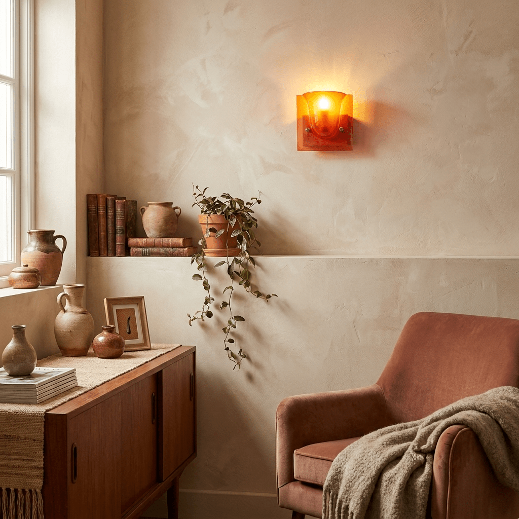 Aura Sculpted Resin Wall Sconce — design detail 4