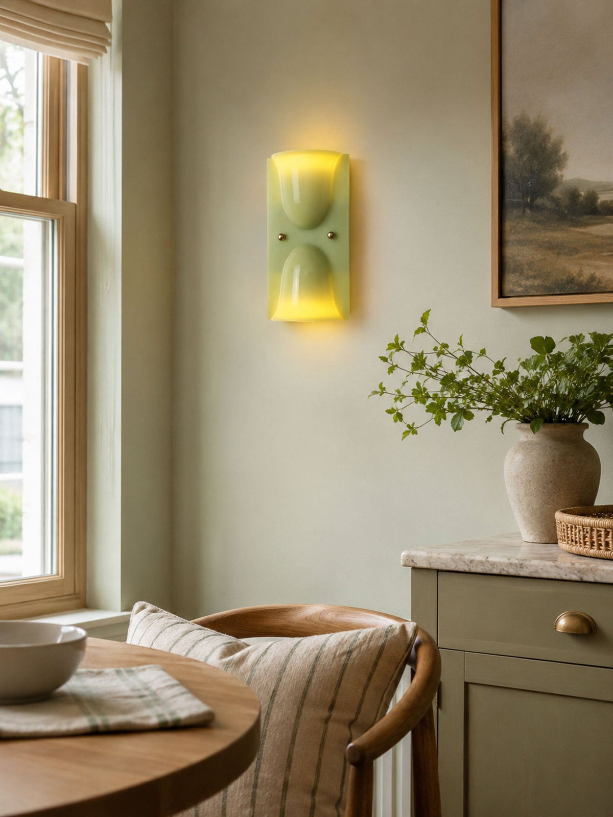 Aura Sculpted Resin Wall Sconce — design detail 9