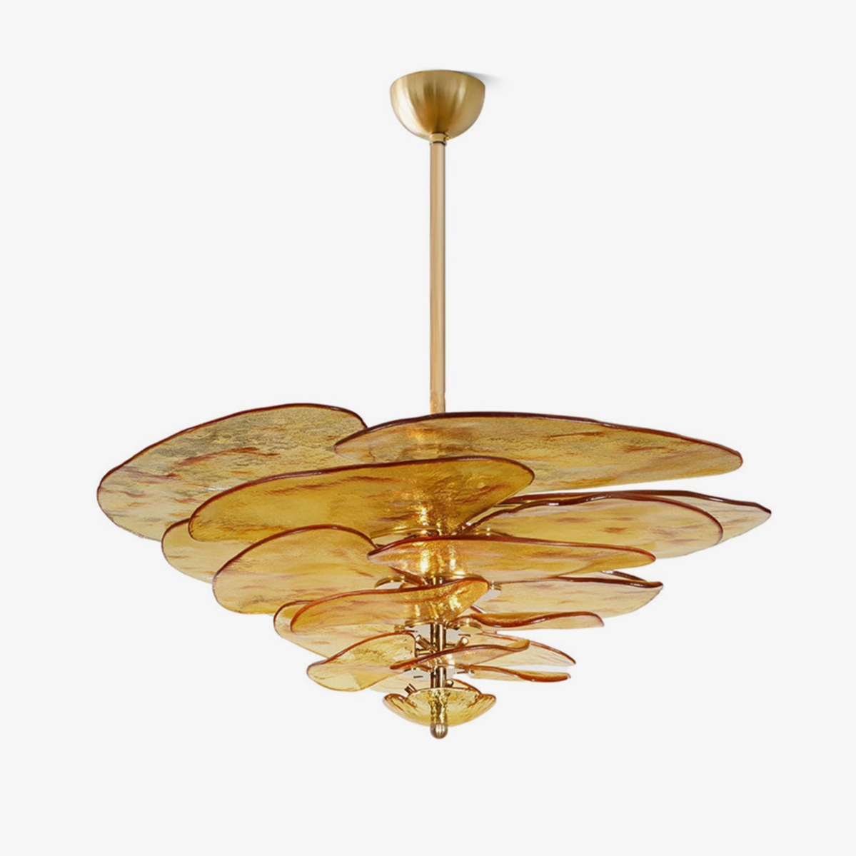 Aurevia Glass Petal Chandelier — product detail 1