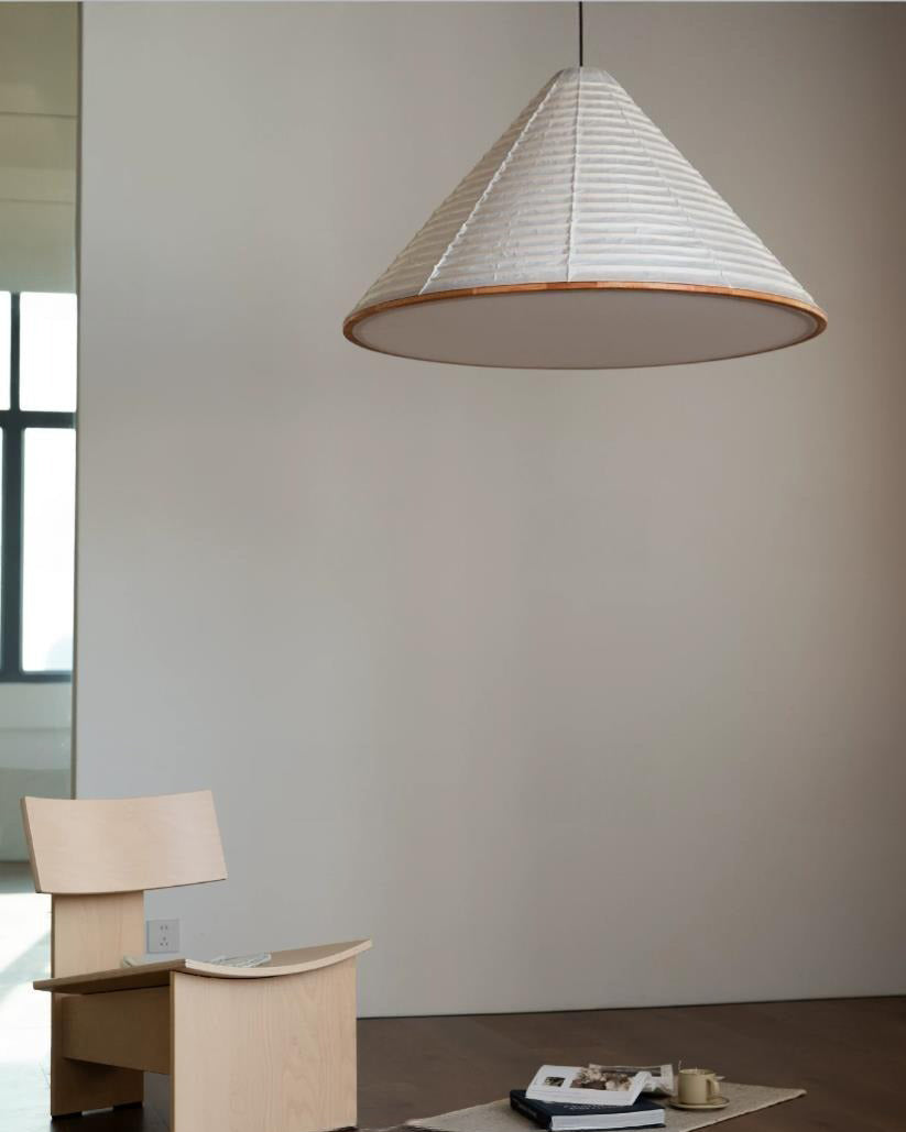 Aven Pleated Paper Pendant Light — product detail 8