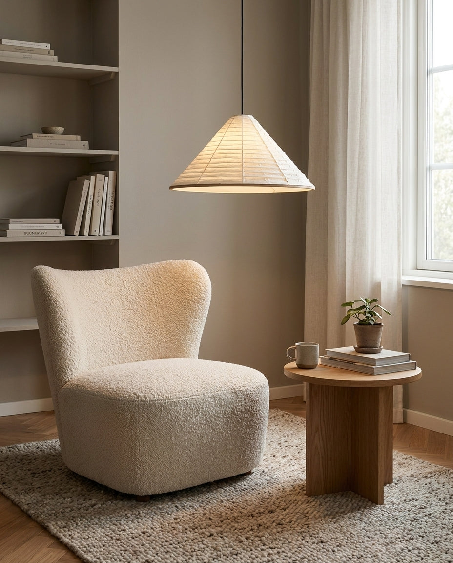 Aven Pleated Paper Pendant Light — product detail 9