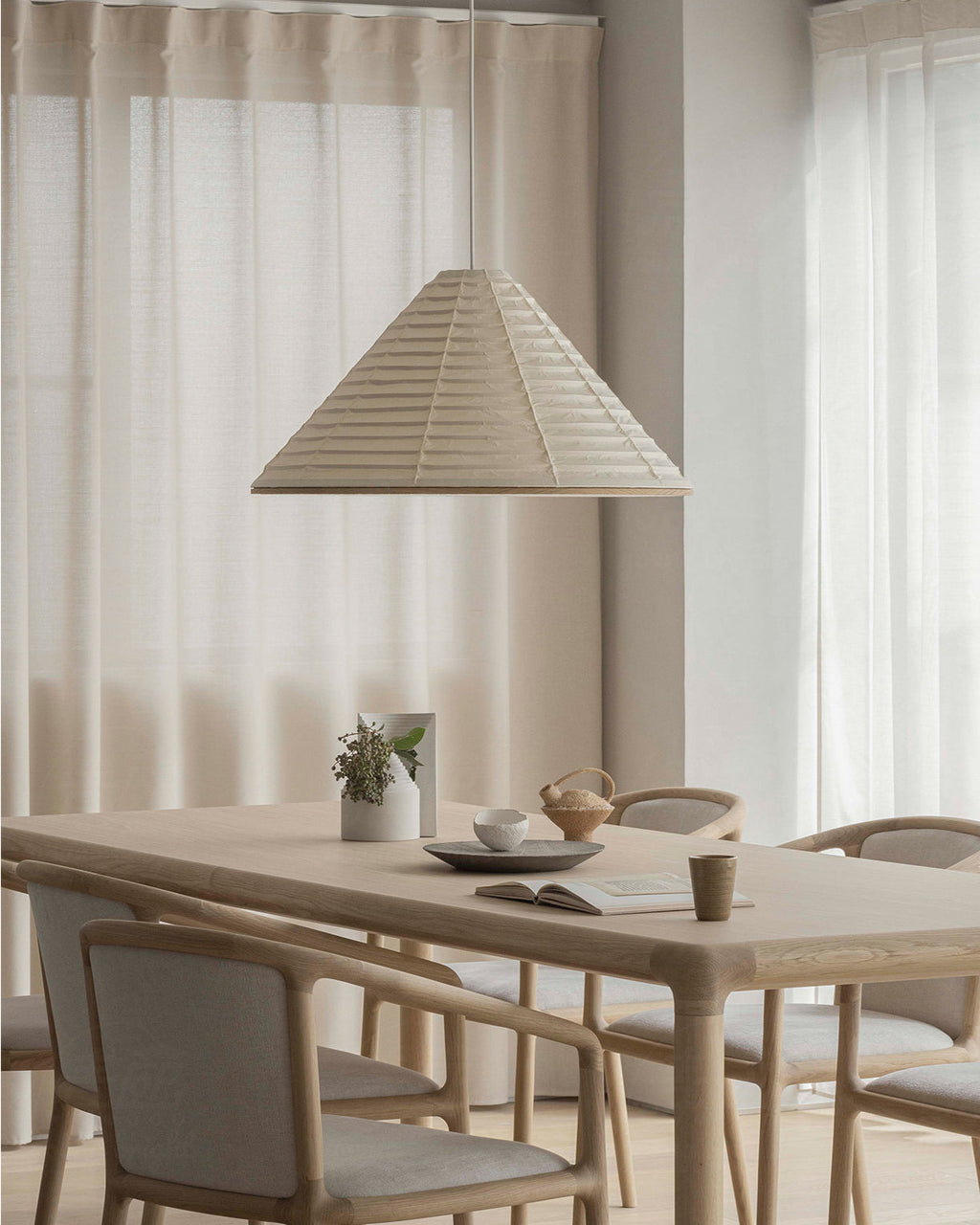 Aven Pleated Paper Pendant Light — product detail 13