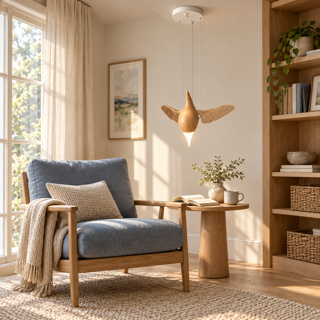 Avian Flight Chandelier — product and interior detail 2