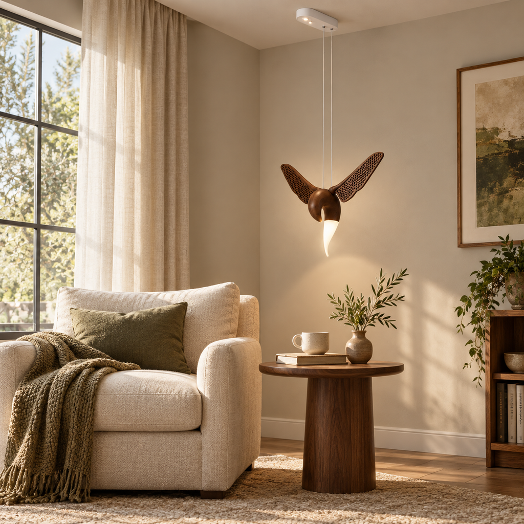Avian Flight Chandelier — product and interior detail 3