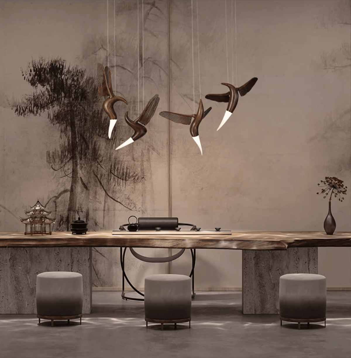 Avian Flight Chandelier — product and interior detail 38