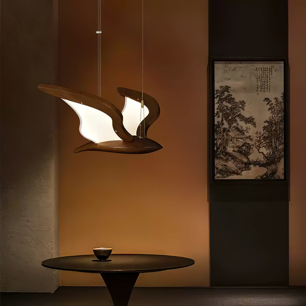 Avina Wing Pendant Light — product and interior detail 6