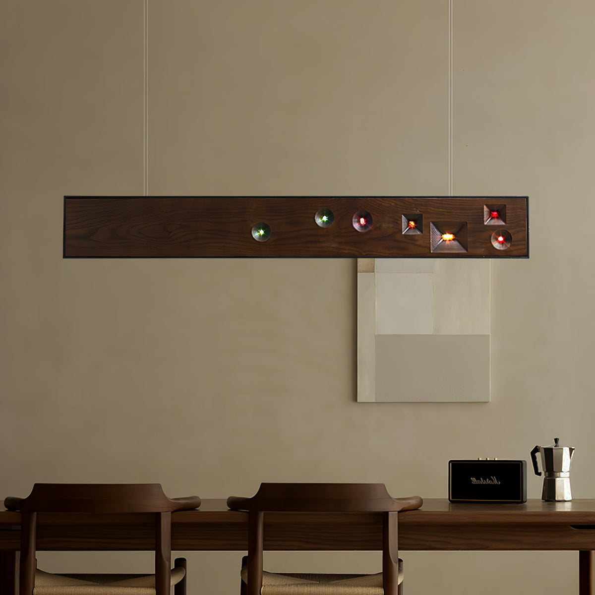 Axis Geometric Pendant Light — product and interior detail 2