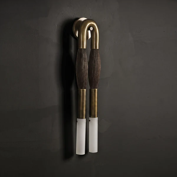 Genuine Horsehair Wall Sconce