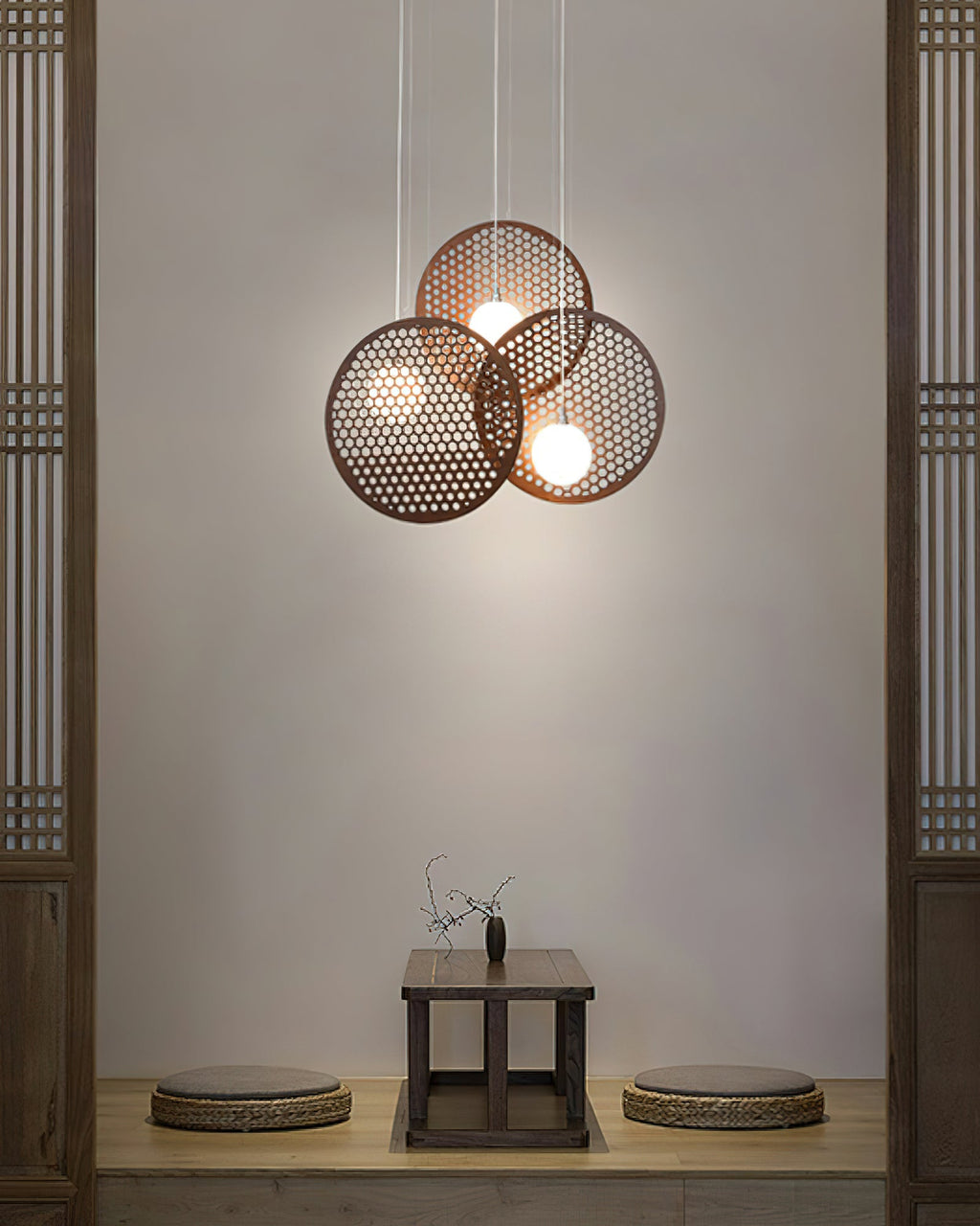 Bee Plate Chandelier — product and interior detail 12