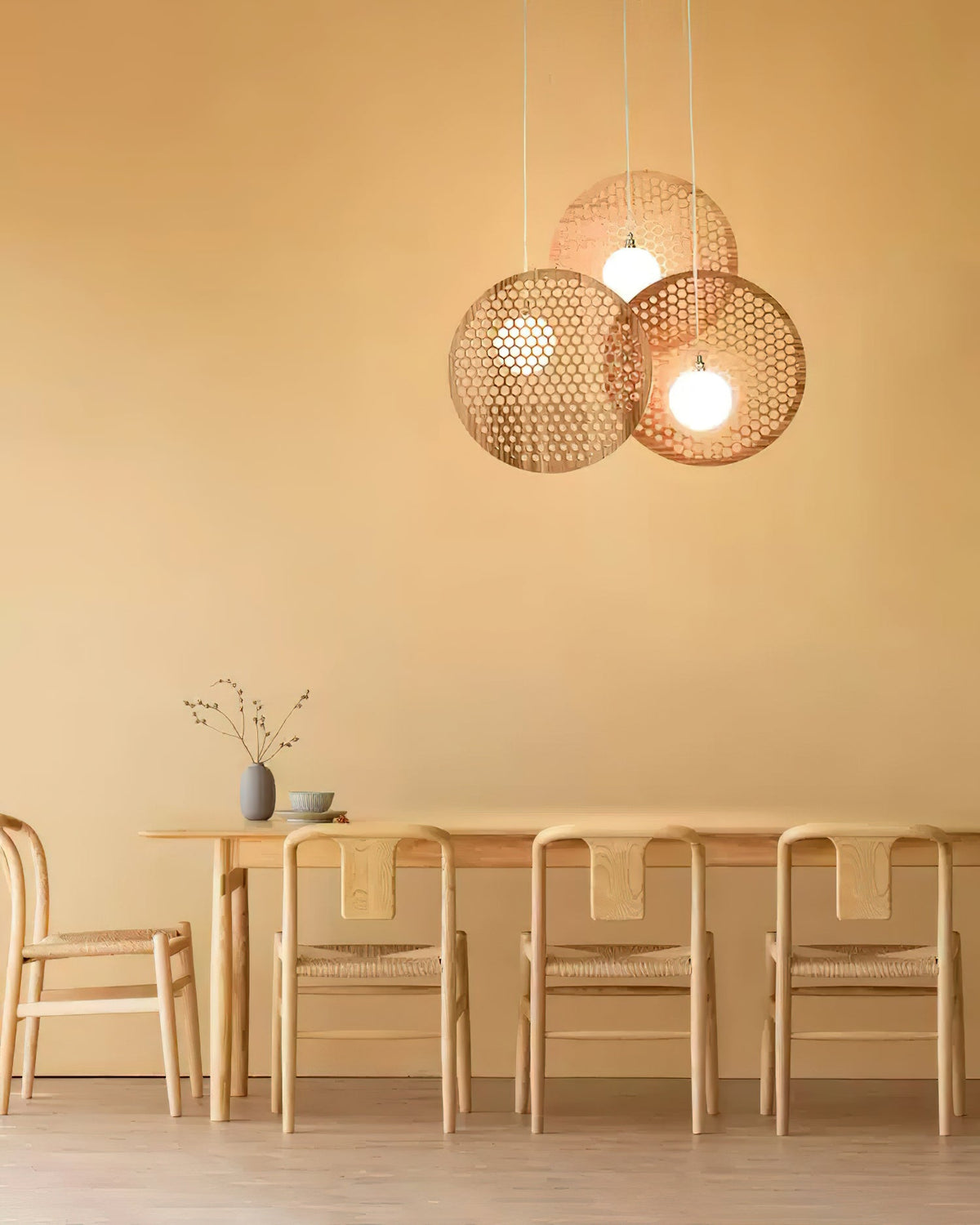 Bee Plate Chandelier — product and interior detail 15