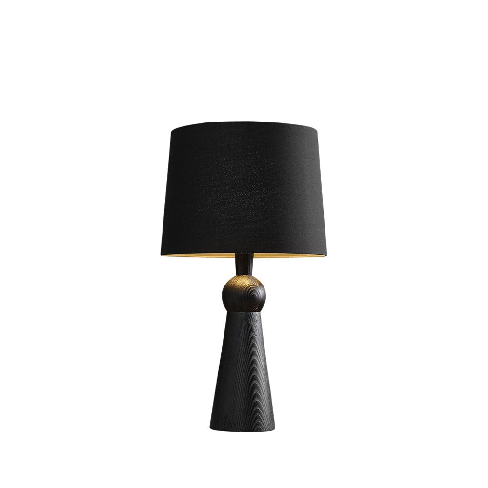 Bella Tall Wood and Fabric Table Lamp - product view 3
