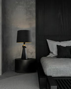 Bella Tall Wood and Fabric Table Lamp - product view 11