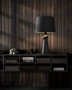 Bella Tall Wood and Fabric Table Lamp - product view 19