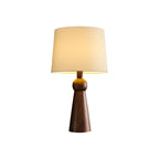 Bella Tall Wood and Fabric Table Lamp - product view 23