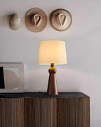 Bella Tall Wood and Fabric Table Lamp - product view 26