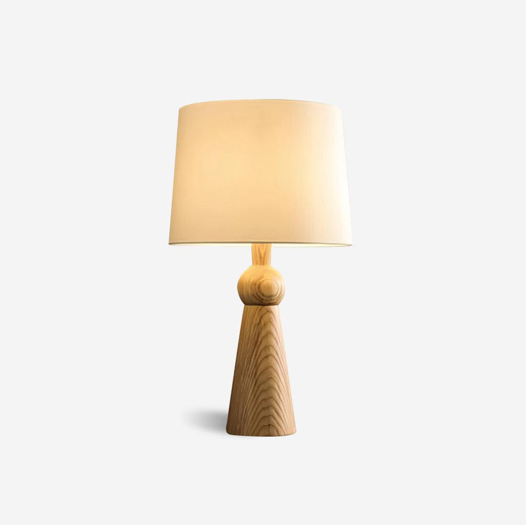 Bella Tall Wood and Fabric Table Lamp - product view 28