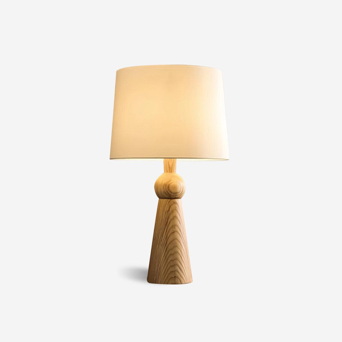 Bella Tall Wood and Fabric Table Lamp - product view 28
