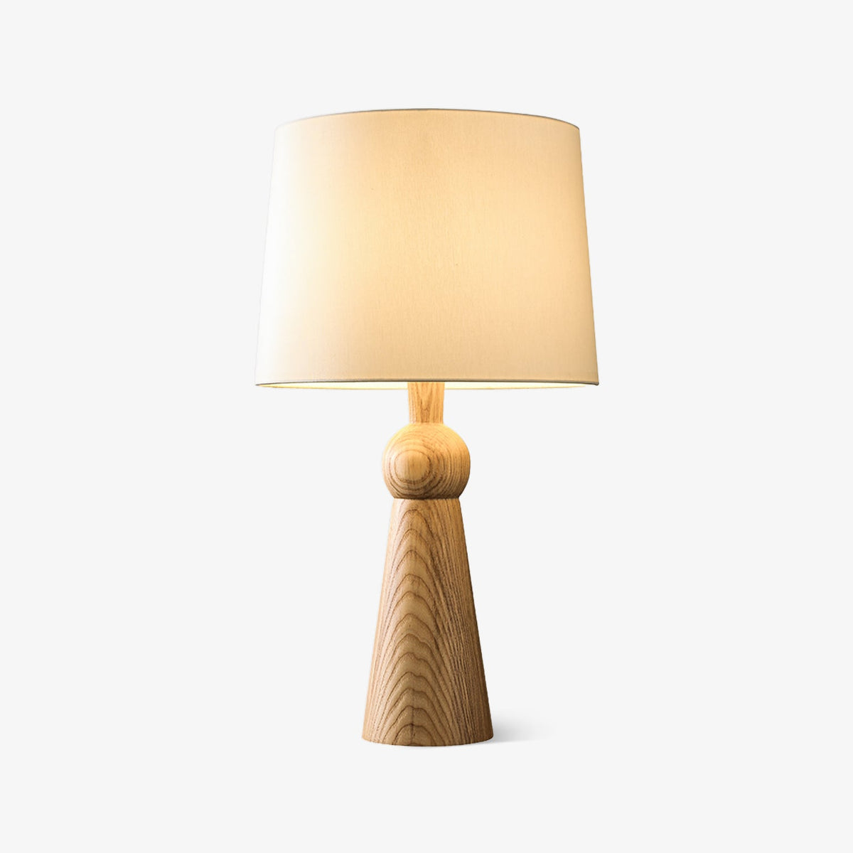 Bella Tall Wood and Fabric Table Lamp - product view 36