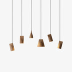 Bellwood Wood Bell Pendant Light - product view 1