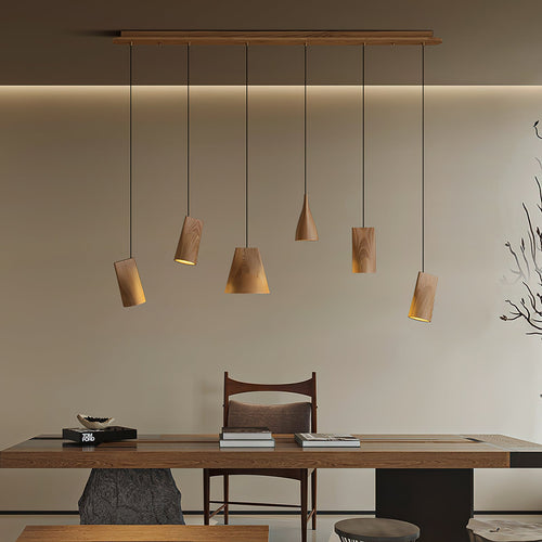 Bellwood Wood Bell Pendant Light - product view 2