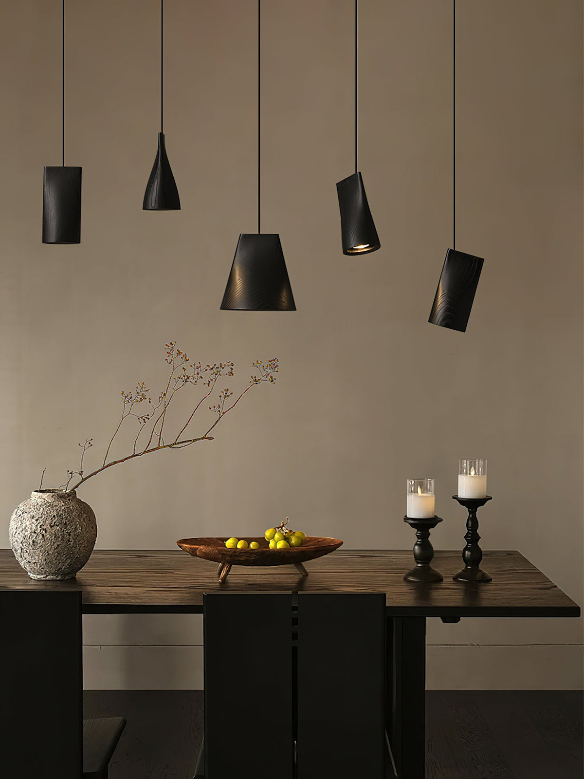 Bellwood Wood Bell Pendant Light - product view 4